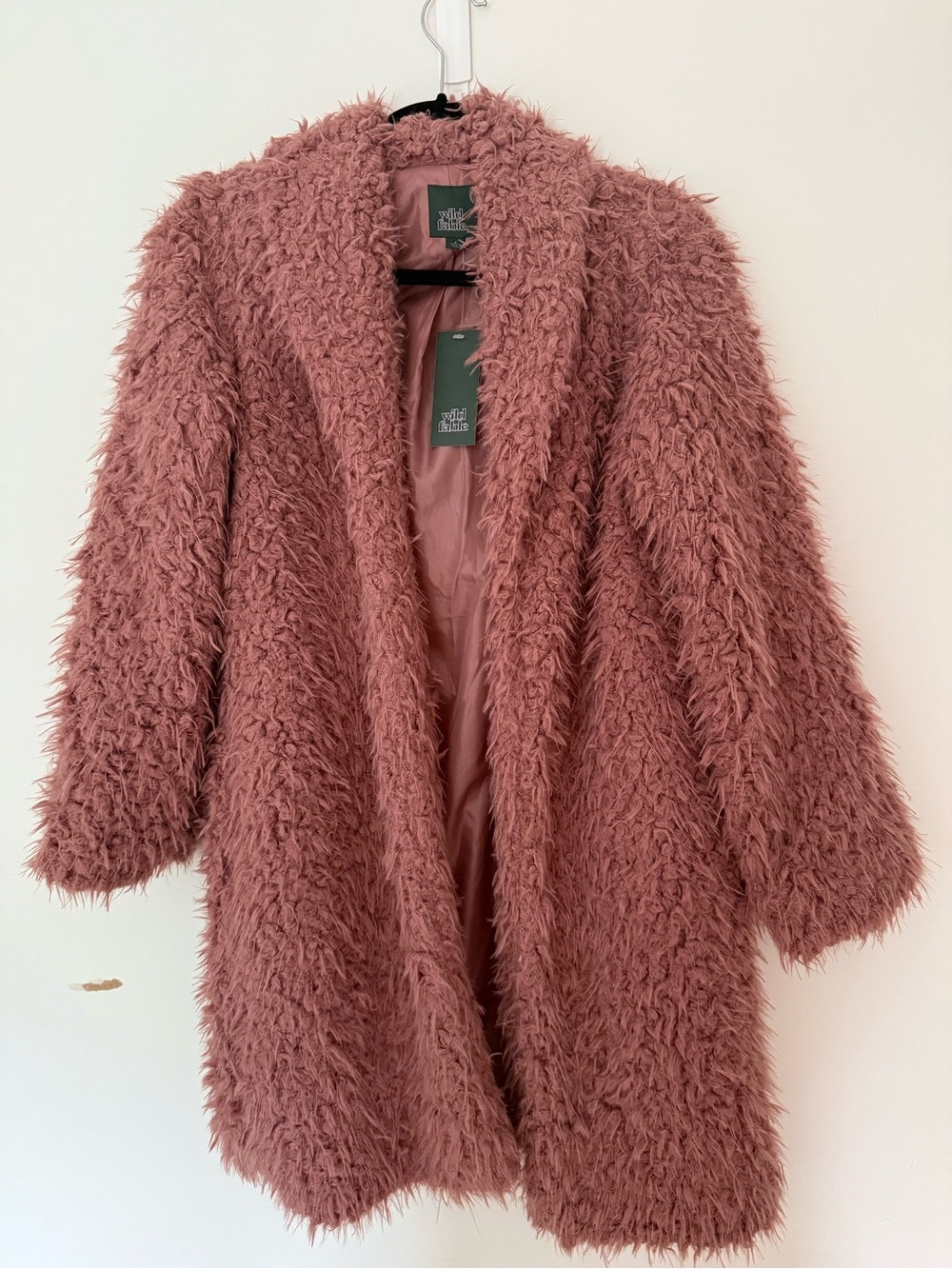 wild fable Dusty Rose Teddy Jacket